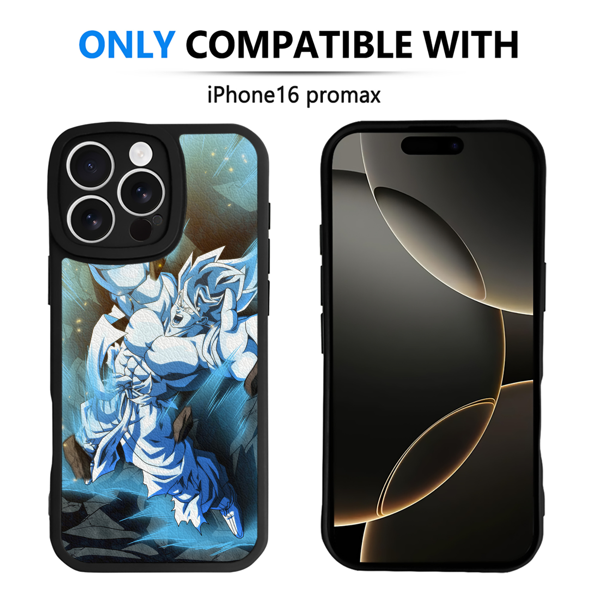 （画像用） ドラゴンボール DRAGON BALL 【iPhone 16シリーズ対応】シリコンスマホケース（レザー調） 材質：シリコン